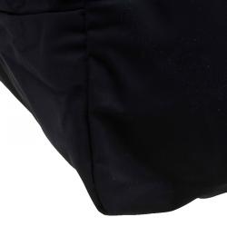 Pre Owned Tumi Black Nylon Just In Case Tote 