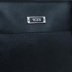 Pre Owned Tumi Black Textured Leather Villa Quintessential Tote