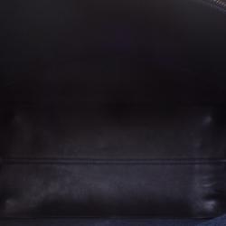 Pre Owned Tumi Navy Blue Leather Boulevard Tote