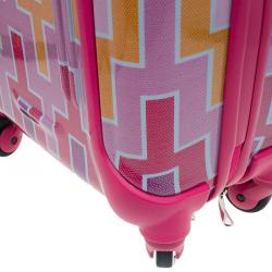 Tumi Multicolor Geometric Patterns Plastic X Jonathan Adler Continental Carry-On Suitcase