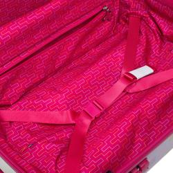 Tumi Multicolor Geometric Patterns Plastic X Jonathan Adler Continental Carry-On Suitcase