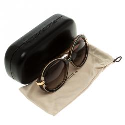Pre Owned Louis Vuitton Brown Z0427W Anthea Gradient Sunglasses