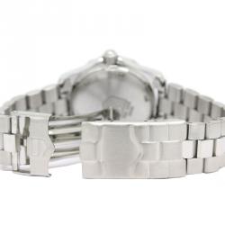 Pre Owned Tag Heuer Blue Stainless Steel 2000 Women's Wristwatch 28MM