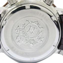 مملوكة مسبقًا ساعة يد نسائية هيرمس كليبر دايفر ستانلس ستيل بنفسجية 33 مم