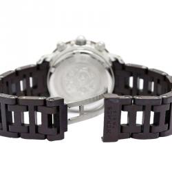 مملوكة مسبقًا ساعة يد نسائية هيرمس كليبر دايفر ستانلس ستيل بنفسجية 33 مم