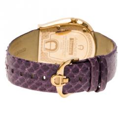 مملوكة مسبقًا ساعة يد نسائية أيغنر فينيزيا ستانلس ستيل مطلي ذهب صدف 36مم