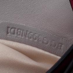 Valentino Red Leather Rockstud Flap Wristlet Clutch