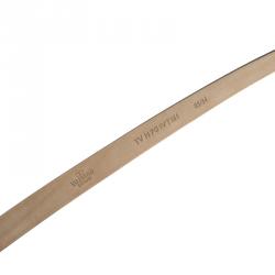 مملوكة مسبقًا حزام فالنتينو فونيكس جلد أخضر زيتوني ب إبزيم 85 سم