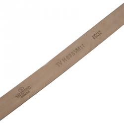 Pre Owned Valentino Black Leather Crystal Embellished Butterfly Buckle Belt 80 CM