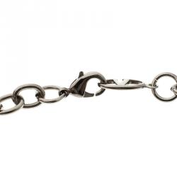 Pre Owned Valentino Multicolor Crystal Fabric Necklace