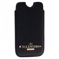 Valentino Black Leather iPhone 5 Case