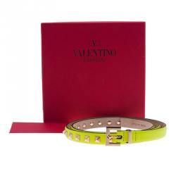 مملوكة مسبقًا حزام فالنتينو سكي ني روكستاد أصفر نيون 85 سم