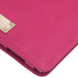 Valentino Pink Leather iPad Case