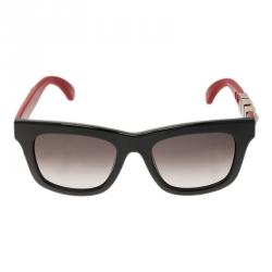 Pre Owned Valentino Red and Black V691S Wayfarers