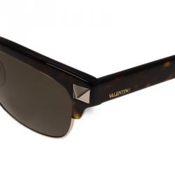 مملوكة مسبقًا Valentino Brown V118S Rockstud Sunglasses