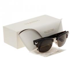 مملوكة مسبقًا Valentino Brown V118S Rockstud Sunglasses