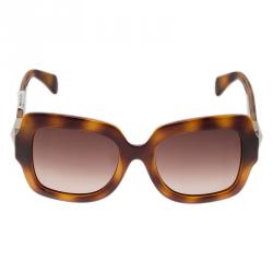 Pre Owned نظارة شمسية فالنتينو V714S سوبرستد إطارترتواز مربعة