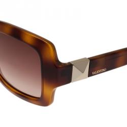 Pre Owned نظارة شمسية فالنتينو V714S سوبرستد إطارترتواز مربعة