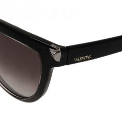 Pre Owned نظارات شمسية فالنتينو V724S عيون القطة سوداء