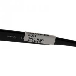 Pre Owned نظارات شمسية فالنتينو V724S عيون القطة سوداء