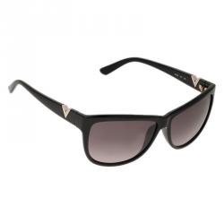 Pre Owned Valentino Black V614S Cat Eye Sunglasses