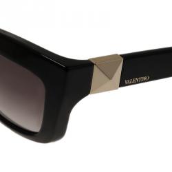 Valentino Black V692S Superstud Cat Eye Sunglasses