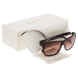 Pre Owned نظارة شمسية فالنتينو V629S  مربعة حمراء