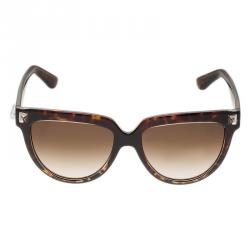 Pre Owned نظارة شمسية فالنتينو V724S إطار سلحفاة عين قطة