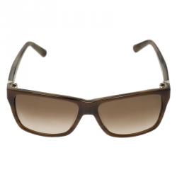 Pre Owned نظارة فالنتينو V629S بني فاتح مربعة