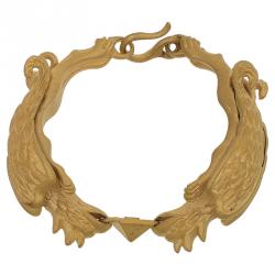 Pre Owned Valentino Gryphon Gold Tone Bracelet