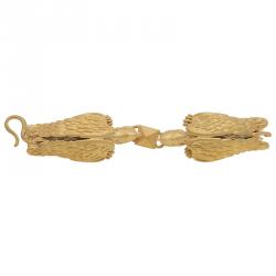 Pre Owned Valentino Gryphon Gold Tone Bracelet
