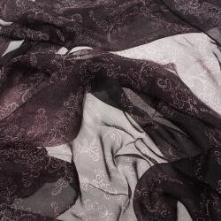 مملوكة مسبقًا Valentino Two Tone Floral Print Silk Stole