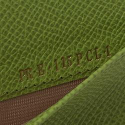 Pre Owned Valentino Green Leather iPad Case