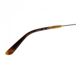 Pre Owned نظارة شمسية فالنتينو أفياتور V122S بنى وفضى