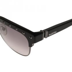 Pre Owned Valentino Black V112S Rockstud Sunglasses