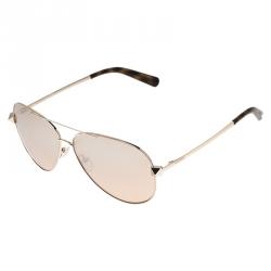 Pre Owned نظارة شمسية فالنتينو أفياتور V117S روكستد ذهبى وردى وترتواز