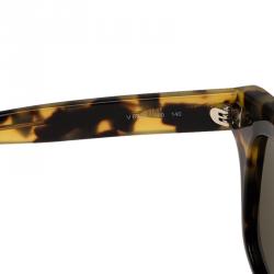 Pre Owned Valentino Tortoise Frame V670S Rockstud Wayfarer Sunglasses