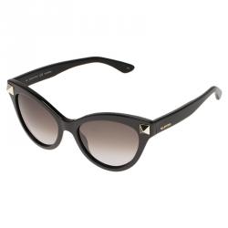 Pre Owned نظارة شمسية فالنتينو عين قطة V657S روكستد سوداء