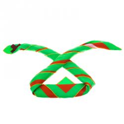 مملوكة مسبقًا Valentino Multicolor Checkered Print Silk Square Scarf