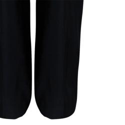Pre Owned Valentino Black Satin Tailored Trousers M
