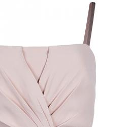 Pre Owned Valentino Nude Evening Gown M