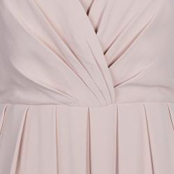 Pre Owned Valentino Nude Evening Gown M