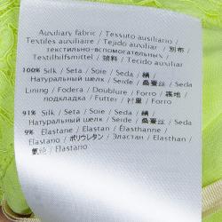 Valentino Yellow Lace Shorts S