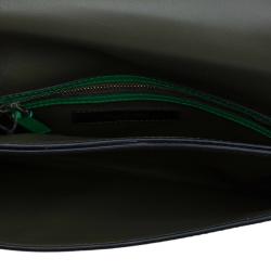 Pre Owned Valentino Multicolor Leather Camouflage Rockstud Wristlet Clutch