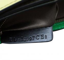 Pre Owned Valentino Multicolor Leather Camouflage Rockstud Wristlet Clutch