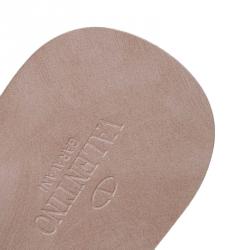 Pre Owned Valentino Orange Rockstud Satin Thong Sandals Size 41