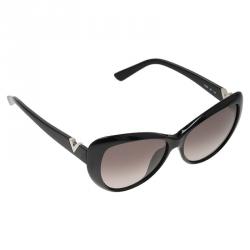 Pre Owned Valentino Black V625S Cat Eye Sunglasses