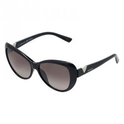 Pre Owned Valentino Black V625S Cat Eye Sunglasses