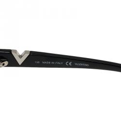 Pre Owned Valentino Black V625S Cat Eye Sunglasses