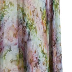 Pre Owned Valentino Floral Print Maxi Skirt S